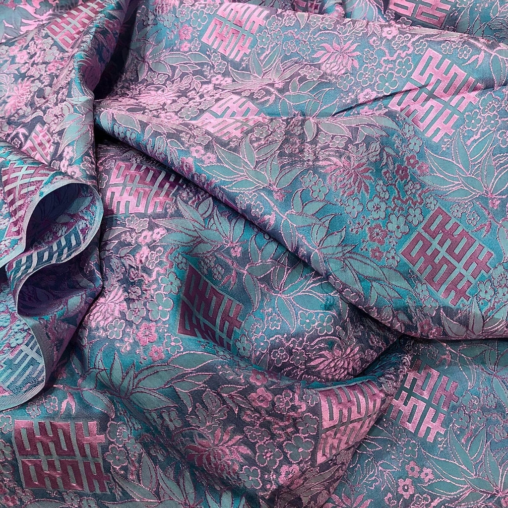 Handwoven Floral Mulberry Silk Fabric by the Yard – Vietnam