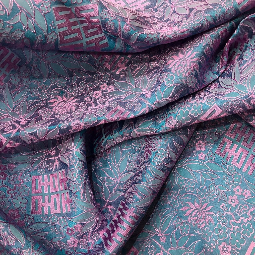 Handwoven Floral Mulberry Silk Fabric by the Yard – Vietnam