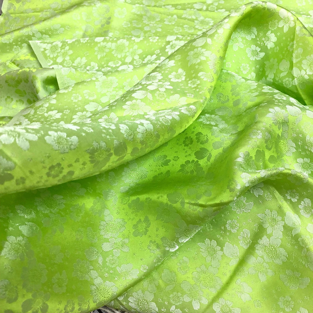 Handwoven Floral Mulberry Silk Fabric by the Yard – Vietnam