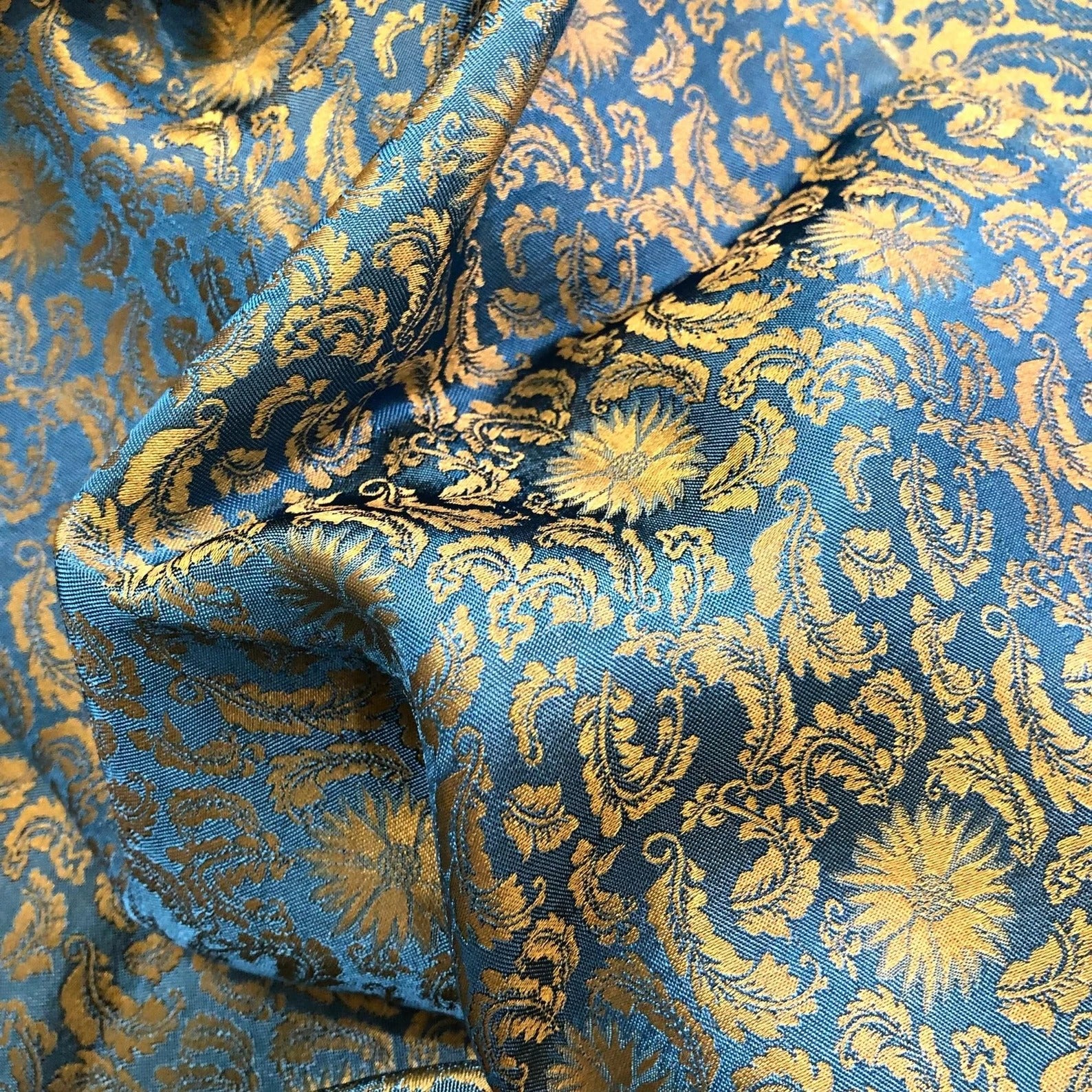 Floral Mulberry Silk Fabric – Handwoven in Vietnam