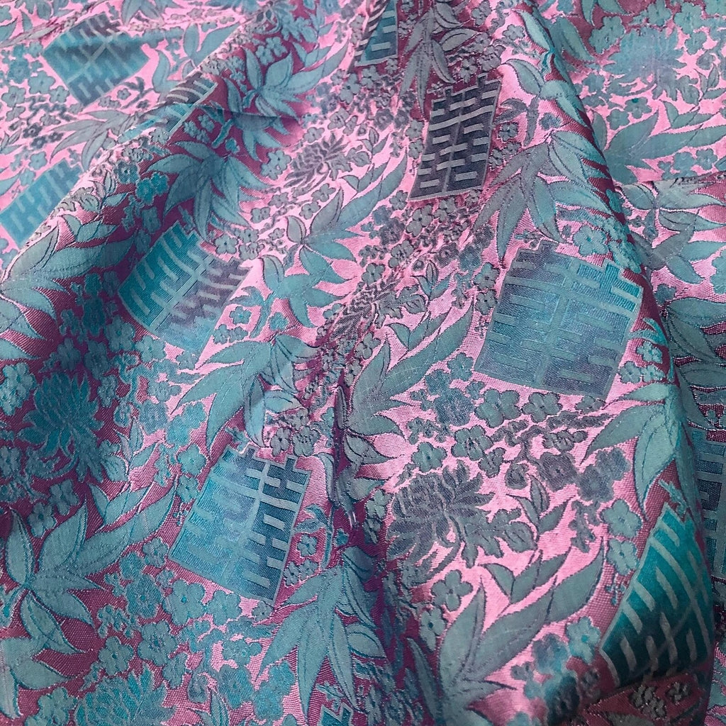 Handwoven Floral Mulberry Silk Fabric by the Yard – Vietnam
