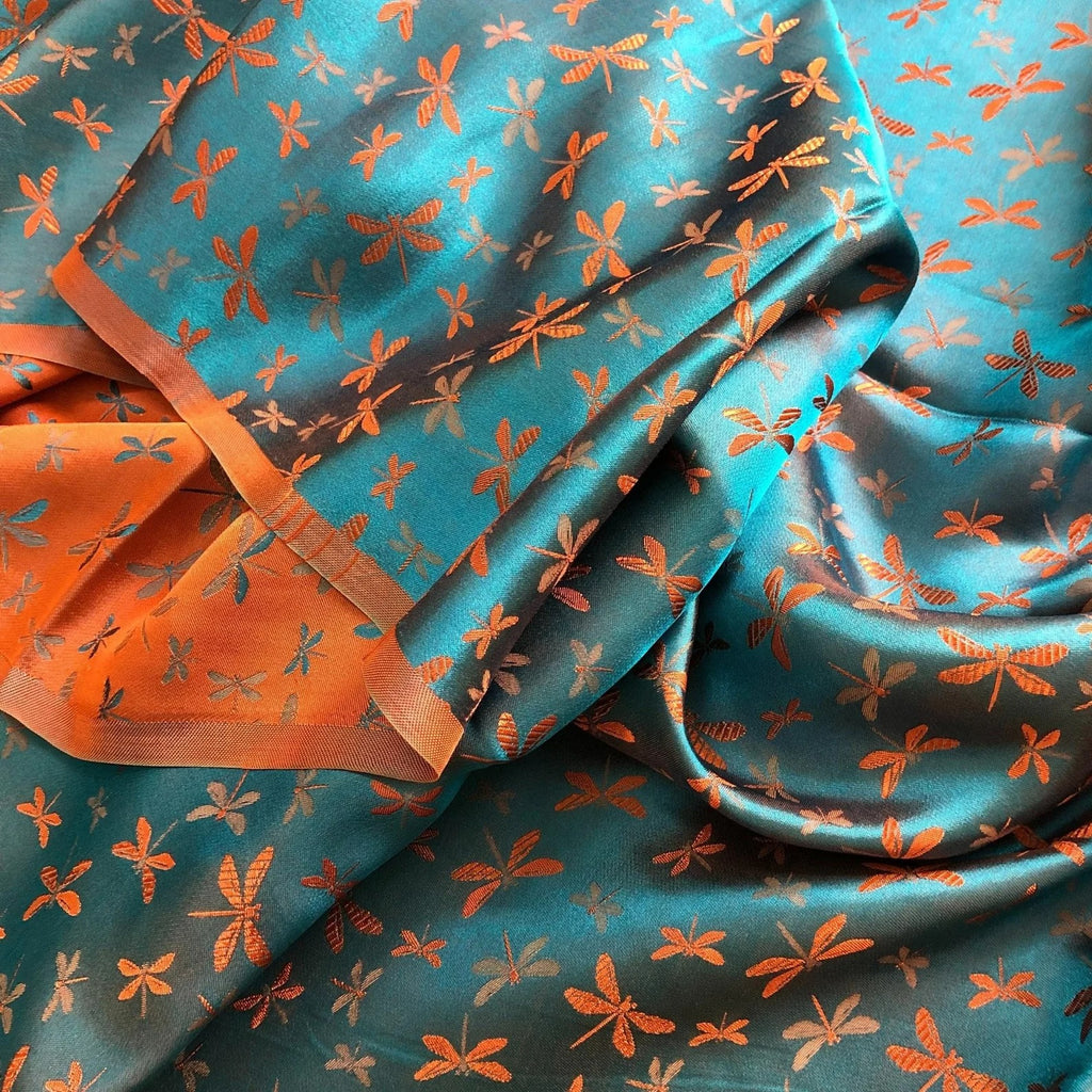 Handwoven Patterned Mulberry Silk Fabric by the Yard – Vietnam