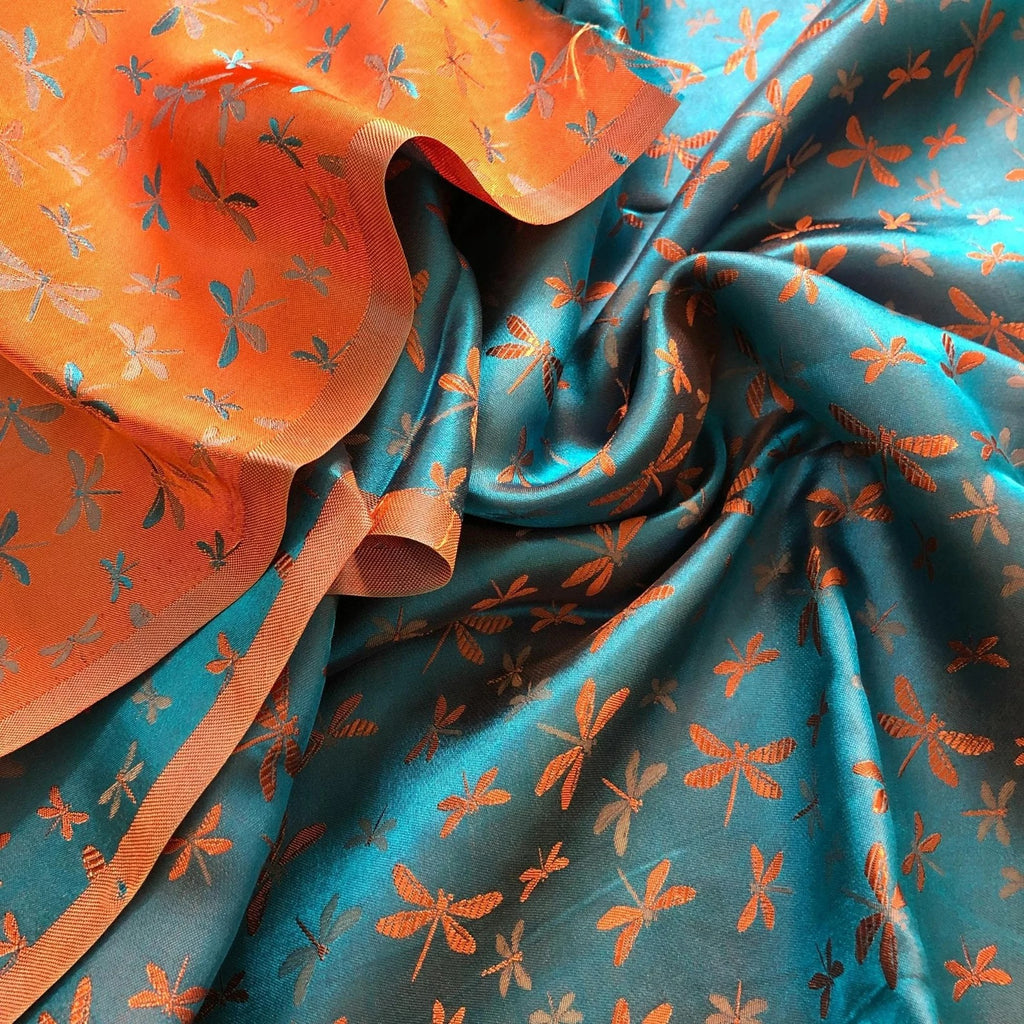 Handwoven Patterned Mulberry Silk Fabric by the Yard – Vietnam