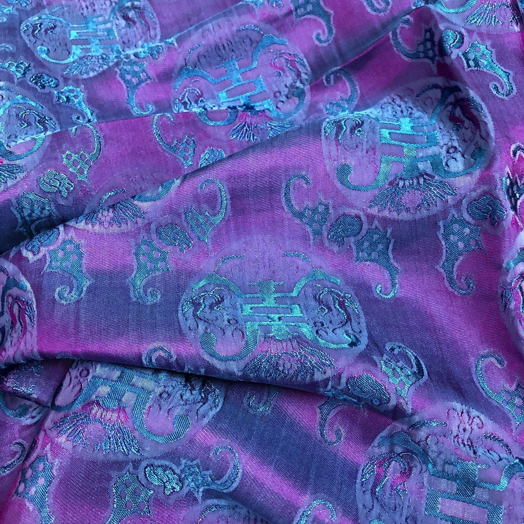 Pure Mulberry Silk Pattern Fabric by the Yard – Handwoven Vietnam