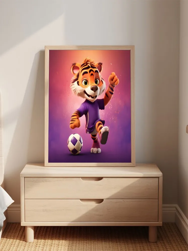 cute-tiger-playing-football-poster-100120_3 - Fleurstee