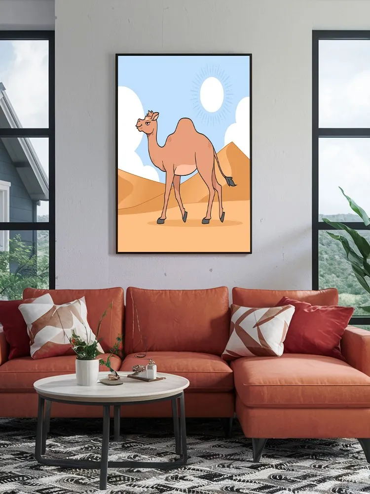 hand-drawn-cartoon-camel-illustration-poster-100094_1 - Fleurstee