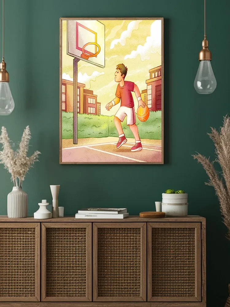 hand-drawn-man-doing-sport-illustration-poster-100128_2 - Fleurstee